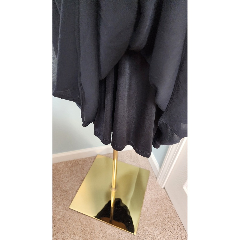 Nine West Womens XXL Black Sleeveless Dress Drawstring Lightweight - Picture 5 of 11